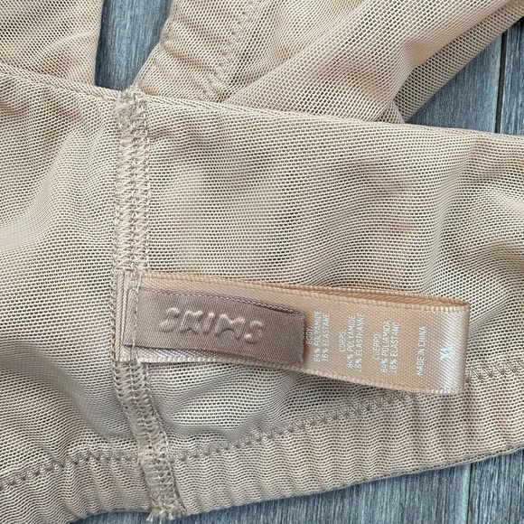 SKIMS Mesh Scoop Bralette - Ochre XL Baige Natural Sheer Minimalist Bra Top - Picture 11 of 11
